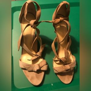 Alexandre Birman Suede Bow Accents Sandals Size US:9 EU: 40